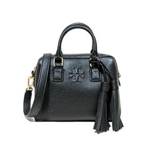 Tory Burch Thea Mini Web Satchel Black